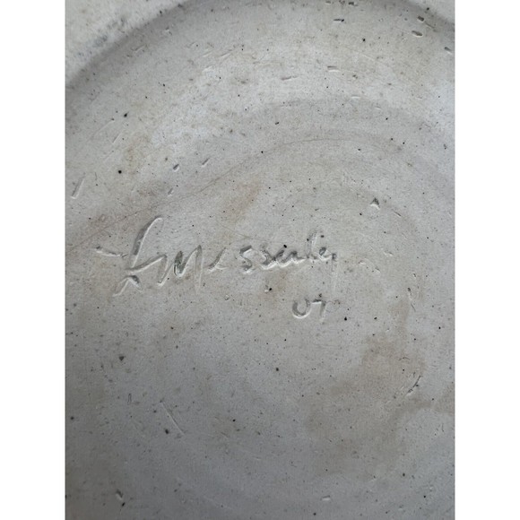 Handmade Studio Art Pottery Tipsy Upright Chicken Cooker Beer Can Chicken EUC - Picture 5 of 6